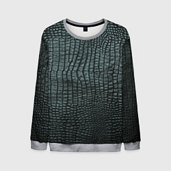 Свитшот мужской Кожа крокодила - fashion, цвет: 3D-меланж