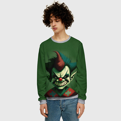 Мужской свитшот Король и шут карлик шут / 3D-Меланж – фото 3