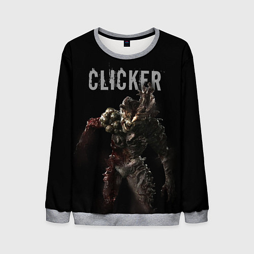 Мужской свитшот Clicker / 3D-Меланж – фото 1
