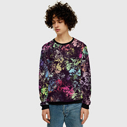 Свитшот мужской Яркие краски, цвет: 3D-черный — фото 2