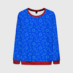 Свитшот мужской Космоузор, цвет: 3D-красный