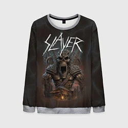 Свитшот мужской Slayer rock monster, цвет: 3D-меланж