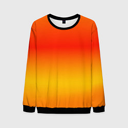 Мужской свитшот Переливы оранжевого