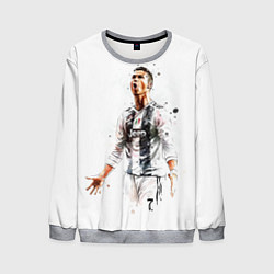 Свитшот мужской CR 7 Juventus, цвет: 3D-меланж