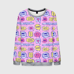 Свитшот мужской Good luck, цвет: 3D-меланж