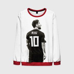 Свитшот мужской 10 Leo Messi, цвет: 3D-красный