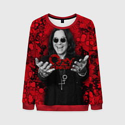 Свитшот мужской Оззи, цвет: 3D-красный