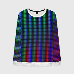 Свитшот мужской Multicolored texture, цвет: 3D-белый