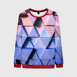 Свитшот мужской Triangle gradient, цвет: 3D-красный
