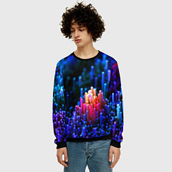 Свитшот мужской Шейпы синие, цвет: 3D-черный — фото 2