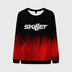 Мужской свитшот Skillet red plasma