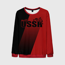 Свитшот мужской USSR team, цвет: 3D-красный