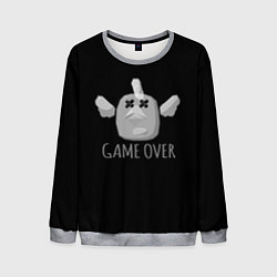 Свитшот мужской Chicken Gun Game over, цвет: 3D-меланж