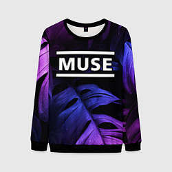 Мужской свитшот Muse neon monstera