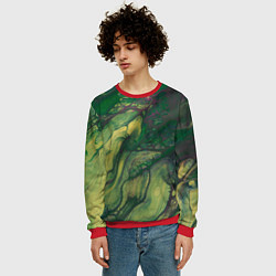 Свитшот мужской Кислотные корни, цвет: 3D-красный — фото 2