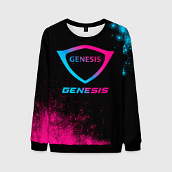 Свитшот мужской Genesis - neon gradient, цвет: 3D-черный