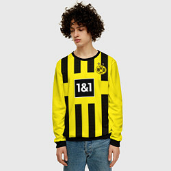 Свитшот мужской Марко Ройс Боруссия Дортмунд форма 2223 домашняя, цвет: 3D-черный — фото 2