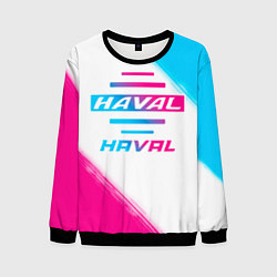 Свитшот мужской Haval neon gradient style, цвет: 3D-черный