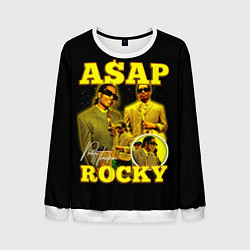 Свитшот мужской Asap Rocky, rapper, цвет: 3D-белый