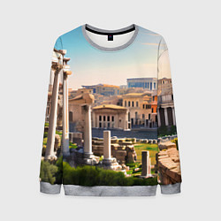 Свитшот мужской Руины Рима, цвет: 3D-меланж