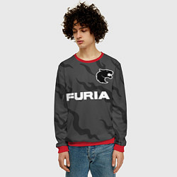 Свитшот мужской Форма Furia, цвет: 3D-красный — фото 2