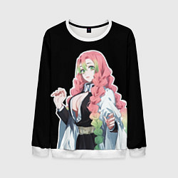 Свитшот мужской Мицури канроджи - минимализм, цвет: 3D-белый