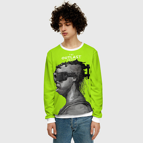 Мужской свитшот The Outlast Trials / 3D-Белый – фото 3