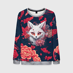Свитшот мужской Братец лис, цвет: 3D-меланж