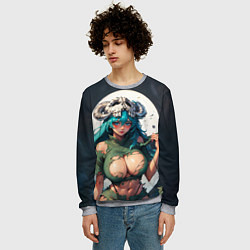 Свитшот мужской Нелл из Блича, цвет: 3D-меланж — фото 2