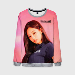 Свитшот мужской Jennie Blackpink kpop, цвет: 3D-меланж