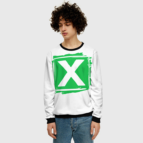 Мужской свитшот Ed Sheeran Multiply / 3D-Черный – фото 3