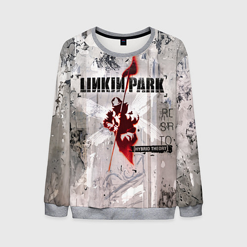 Мужской свитшот Linkin Park Hybrid Theory / 3D-Меланж – фото 1