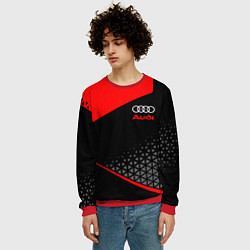 Свитшот мужской Ауди - sportwear, цвет: 3D-красный — фото 2