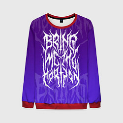 Свитшот мужской Bring Me The Horizon Lettering, цвет: 3D-красный