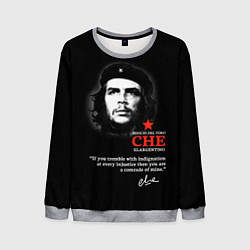 Свитшот мужской Che Guevara автограф, цвет: 3D-меланж