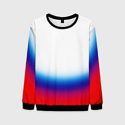 Мужской свитшот Флаг России градиент
