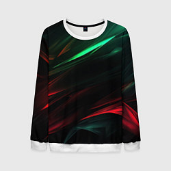 Свитшот мужской Dark red and green, цвет: 3D-белый