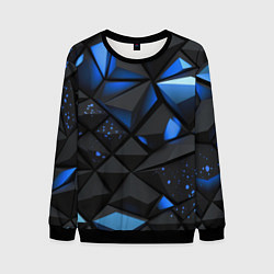 Мужской свитшот Blue black texture