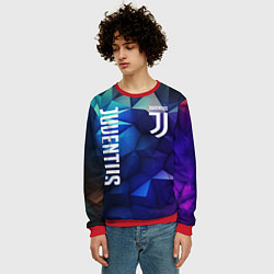 Свитшот мужской Juventus logo blue, цвет: 3D-красный — фото 2