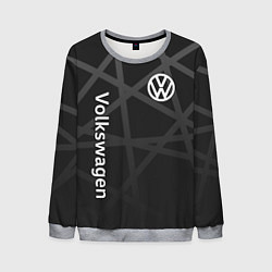 Свитшот мужской Volkswagen - classic black, цвет: 3D-меланж