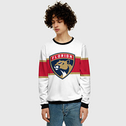 Свитшот мужской Florida panthers - uniform - hockey, цвет: 3D-черный — фото 2