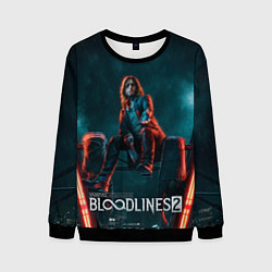 Свитшот мужской Мистер Дамп Vampire the masquerade bloodlines 2, цвет: 3D-черный