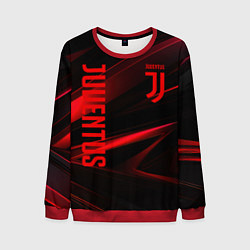 Мужской свитшот Juventus black red logo