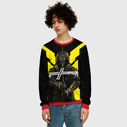Свитшот мужской Кибер самурай ghostrunner 2, цвет: 3D-красный — фото 2