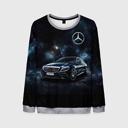 Свитшот мужской Mercedes Benz galaxy, цвет: 3D-меланж