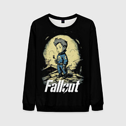 Свитшот мужской Fallout boy, цвет: 3D-черный
