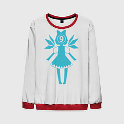 Свитшот мужской Touhou Project Cirno 9, цвет: 3D-красный