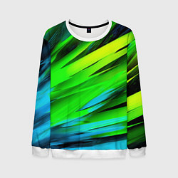 Мужской свитшот Green abstract
