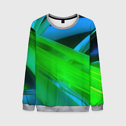 Мужской свитшот Blue green abstract