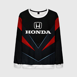 Свитшот мужской Honda - технологии, цвет: 3D-белый